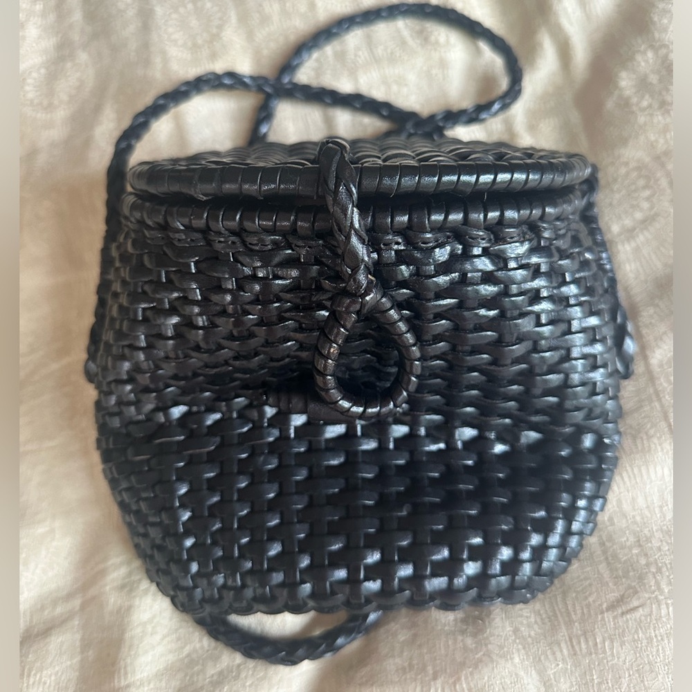 Genuine Leather Black Purse